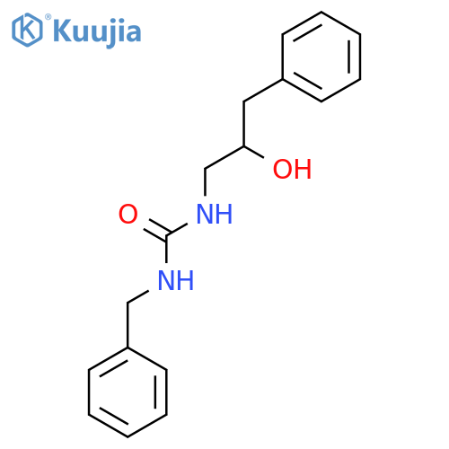 1-benzyl-3-(2-hydroxy-3-phenylpropyl)urea structure