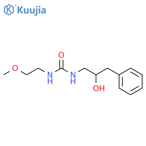 1-(2-hydroxy-3-phenylpropyl)-3-(2-methoxyethyl)urea structure