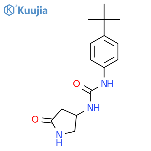 1-(4-tert-butylphenyl)-3-(5-oxopyrrolidin-3-yl)urea structure