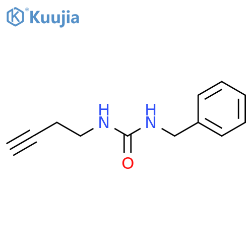 1-benzyl-3-(but-3-yn-1-yl)urea structure