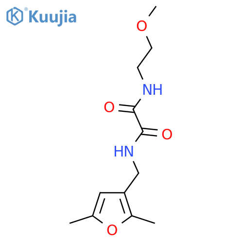 N'-(2,5-dimethylfuran-3-yl)methyl-N-(2-methoxyethyl)ethanediamide structure