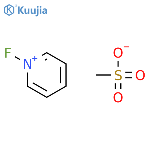 Pyridinium, 1-fluoro-, methanesulfonate structure