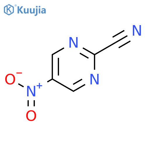 5-Nitropyrimidine-2-carbonitrile structure