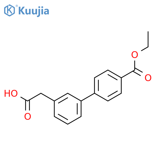3-4-(Ethoxycarbonyl)phenylphenylacetic acid structure