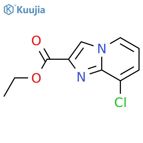 8-Chloro-imidazo1,2-apyridine-2-carboxylic acid ethyl ester structure