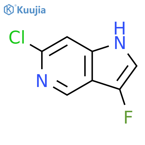 6-Chloro-3-fluoro-1H-pyrrolo[3,2-c]pyridine structure