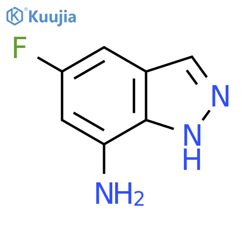 5-Fluoro-1H-indazol-7-amine structure