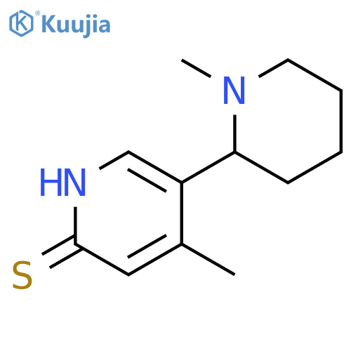 1,4-Dimethyl-1,2,3,4,5,6-hexahydro-[2,3]bipyridinyl-6-thiol structure