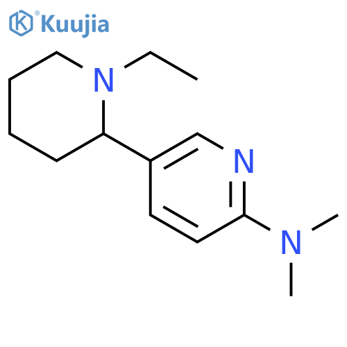 (1-Ethyl-1,2,3,4,5,6-hexahydro-[2,3]bipyridinyl-6-yl)-dimethyl-amine structure