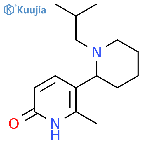 1-Isobutyl-2-methyl-1,2,3,4,5,6-hexahydro-1H-[2,3]bipyridinyl-6-one structure