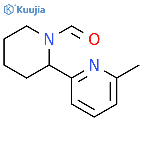 6-Methyl-3,4,5,6-tetrahydro-2H-[2,2]bipyridinyl-1-carbaldehyde structure