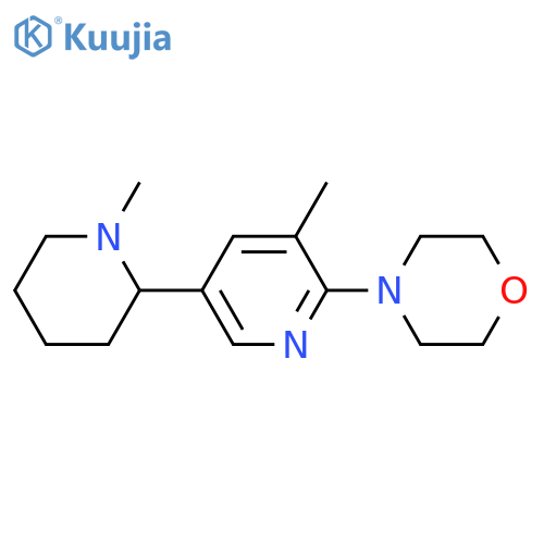 1,5-Dimethyl-6-morpholin-4-yl-1,2,3,4,5,6-hexahydro-[2,3]bipyridinyl structure