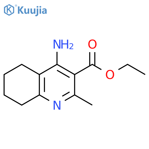 2-methyl-4-amino-5,6,7,8-tetrahydro-quinolin-3-carboxylic acid ethyl ester structure