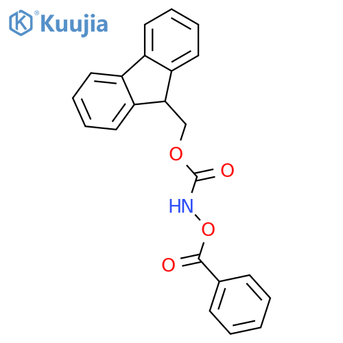 {(9H-fluoren-9-yl)methoxycarbonyl}amino benzoate structure