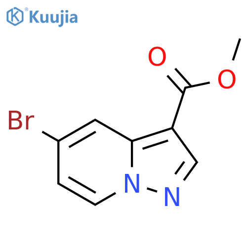 methyl 5-bromopyrazolo[1,5-a]pyridine-3-carboxylate structure