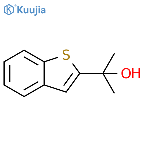 2-(1-benzothiophen-2-yl)propan-2-ol structure