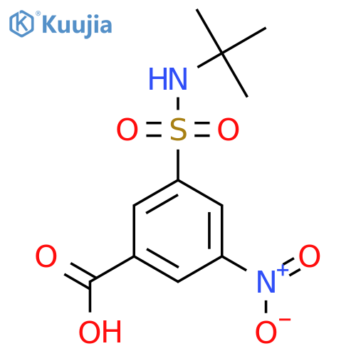 3-[(Tert-Butylamino)sulfonyl]-5-nitrobenzoic acid structure
