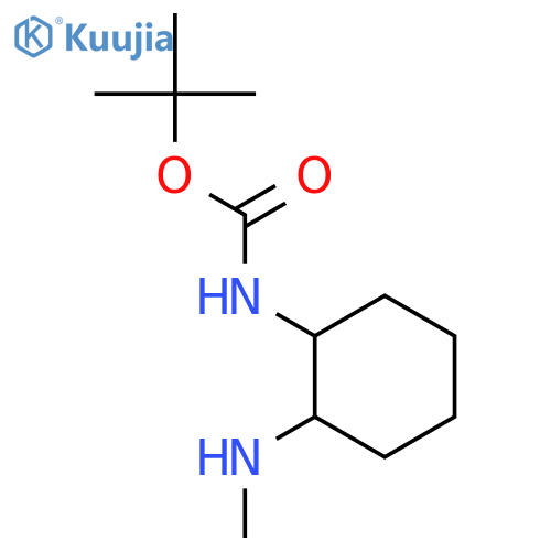 tert-butyl N-[2-(methylamino)cyclohexyl]carbamate structure