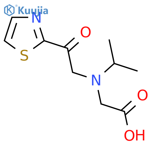 [Isopropyl-(2-oxo-2-thiazol-2-yl-ethyl)-amino]-acetic acid structure