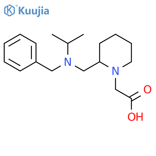 {2-[(Benzyl-isopropyl-amino)-methyl]-piperidin-1-yl}-acetic acid structure