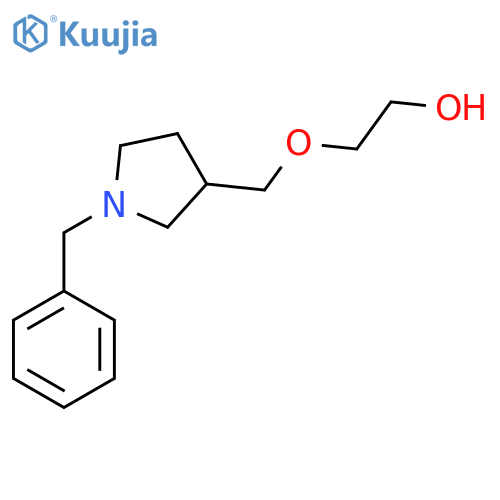 2-(1-Benzyl-pyrrolidin-3-ylmethoxy)-ethanol structure