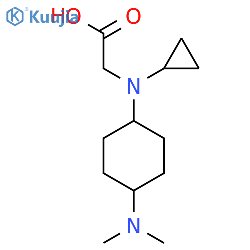 [Cyclopropyl-(4-dimethylamino-cyclohexyl)-amino]-acetic acid structure