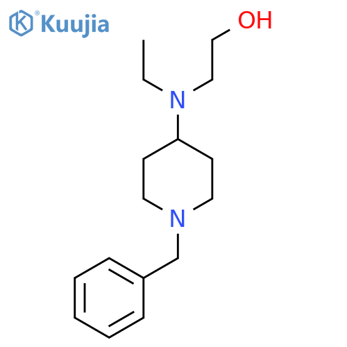2-[(1-Benzyl-piperidin-4-yl)-ethyl-amino]-ethanol structure