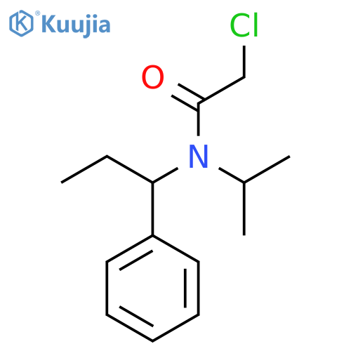 2-Chloro-N-isopropyl-N-(1-phenyl-propyl)-acetamide structure