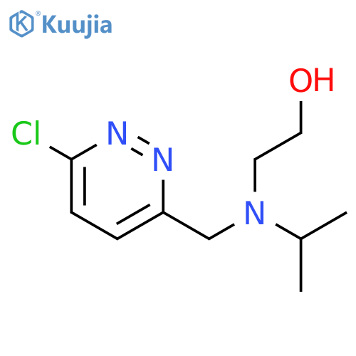 2-[(6-Chloro-pyridazin-3-ylmethyl)-isopropyl-amino]-ethanol structure
