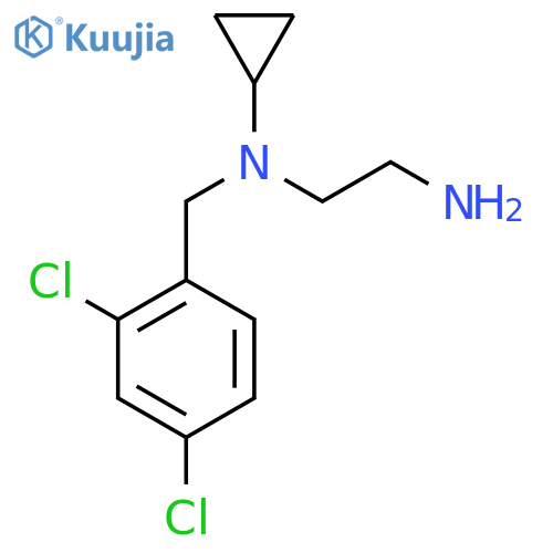 N'-Cyclopropyl-N'-[(2,4-dichlorophenyl)methyl]ethane-1,2-diamine structure