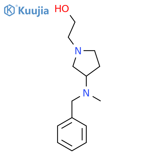 2-[3-(Benzyl-methyl-amino)-pyrrolidin-1-yl]-ethanol structure