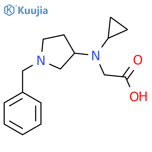 [(1-Benzyl-pyrrolidin-3-yl)-cyclopropyl-amino]-acetic acid structure