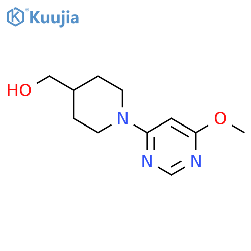 (1-(6-Methoxypyrimidin-4-yl)piperidin-4-yl)methanol structure