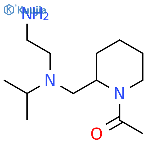 1-(2-{[(2-Amino-ethyl)-isopropyl-amino]-methyl}-piperidin-1-yl)-ethanone structure