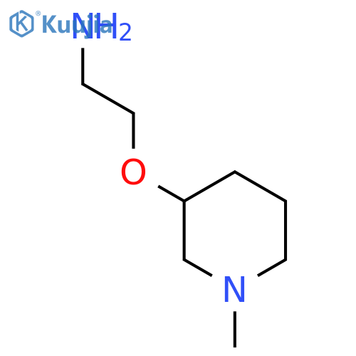 2-(1-Methyl-piperidin-3-yloxy)-ethylamine structure