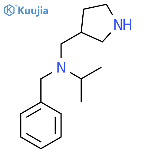 Benzyl-isopropyl-pyrrolidin-3-ylmethyl-amine structure