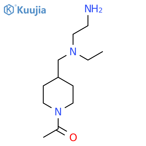 1-(4-{[(2-Amino-ethyl)-ethyl-amino]-methyl}-piperidin-1-yl)-ethanone structure