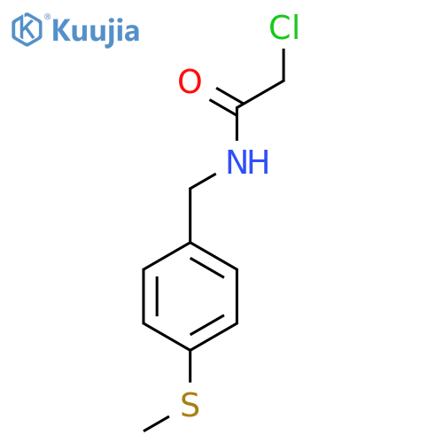 2-Chloro-N-(4-methylsulfanyl-benzyl)-acetamide structure