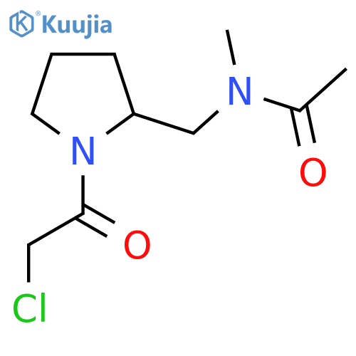 N-[1-(2-Chloro-acetyl)-pyrrolidin-2-ylmethyl]-N-methyl-acetamide structure