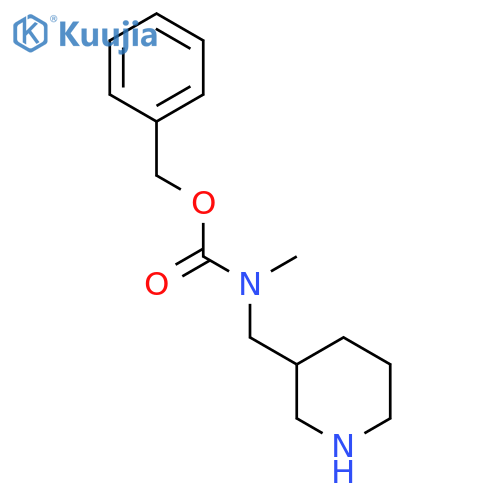 Methyl-piperidin-3-ylmethyl-carbamic acid benzyl ester structure