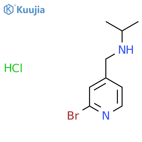 (2-Bromo-pyridin-4-ylmethyl)-isopropyl-amine hydrochloride structure
