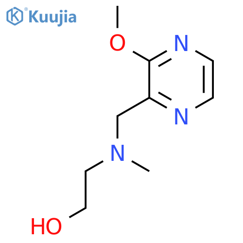 2-[(3-Methoxy-pyrazin-2-ylmethyl)-methyl-amino]-ethanol structure