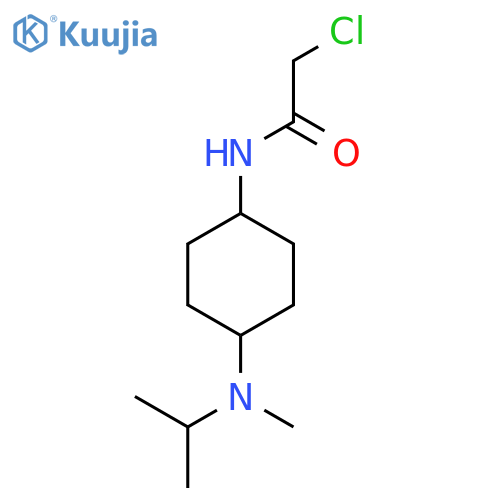 2-Chloro-N-[4-(isopropyl-methyl-amino)-cyclohexyl]-acetamide structure