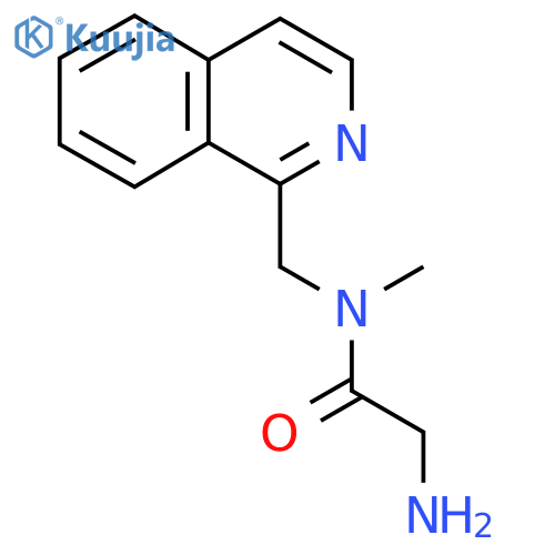 2-Amino-N-isoquinolin-1-ylmethyl-N-methyl-acetamide structure