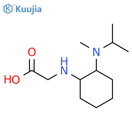 [2-(Isopropyl-methyl-amino)-cyclohexylamino]-acetic acid structure