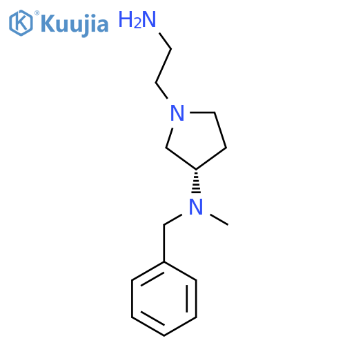 [(S)-1-(2-Amino-ethyl)-pyrrolidin-3-yl]-benzyl-methyl-amine structure
