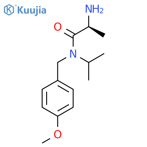 (S)-2-Amino-N-isopropyl-N-(4-methoxy-benzyl)-propionamide structure