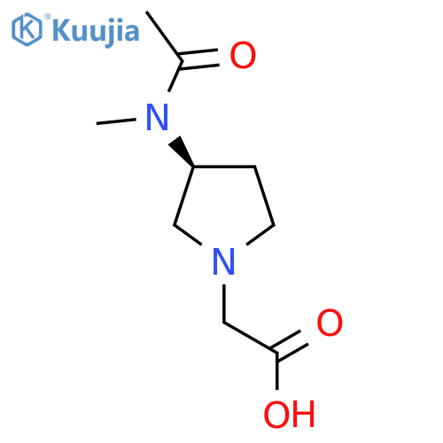 [(S)-3-(Acetyl-methyl-amino)-pyrrolidin-1-yl]-acetic acid structure
