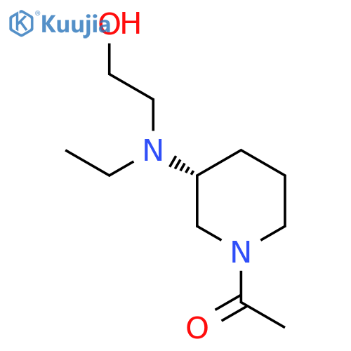 1-{(R)-3-[Ethyl-(2-hydroxy-ethyl)-amino]-piperidin-1-yl}-ethanone structure