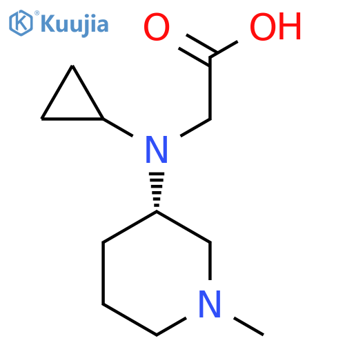 [Cyclopropyl-((S)-1-methyl-piperidin-3-yl)-amino]-acetic acid structure